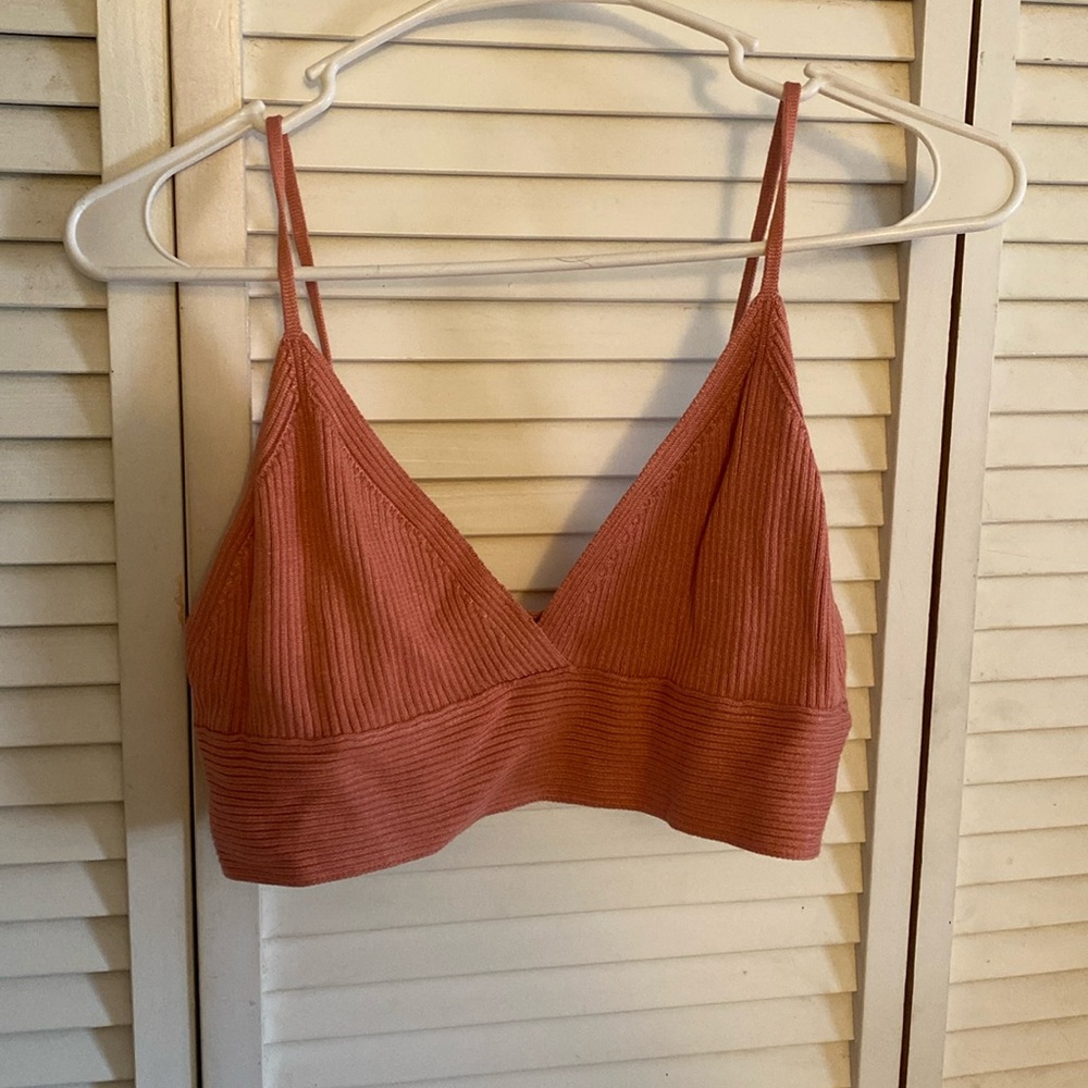 Knit crop top